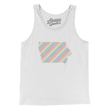 Iowa Pride State Men/Unisex Tank Top-Allegiant Goods Co. Vintage Sports Apparel