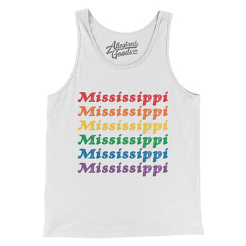Mississippi Pride Men/Unisex Tank Top-Allegiant Goods Co. Vintage Sports Apparel