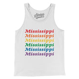 Mississippi Pride Men/Unisex Tank Top-Allegiant Goods Co. Vintage Sports Apparel