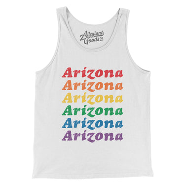 Arizona Pride Men/Unisex Tank Top-Allegiant Goods Co. Vintage Sports Apparel