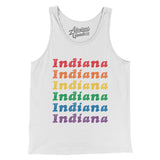 Indiana Pride Men/Unisex Tank Top-Allegiant Goods Co. Vintage Sports Apparel