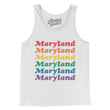 Maryland Pride Men/Unisex Tank Top-Allegiant Goods Co. Vintage Sports Apparel