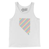 Nevada Pride State Men/Unisex Tank Top-Allegiant Goods Co. Vintage Sports Apparel
