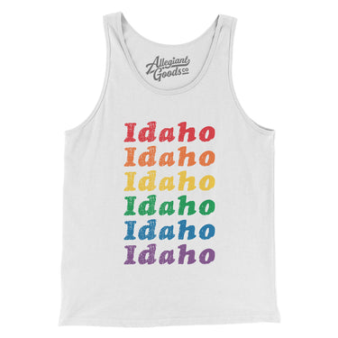 Idaho Pride Men/Unisex Tank Top-Allegiant Goods Co. Vintage Sports Apparel