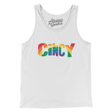 Cincinnati Ohio Pride Men/Unisex Tank Top-Allegiant Goods Co. Vintage Sports Apparel