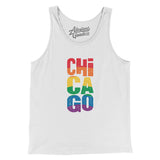 Chicago Illinois Pride Men/Unisex Tank Top-Allegiant Goods Co. Vintage Sports Apparel