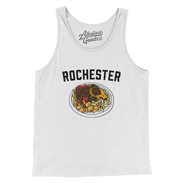 Rochester Garbage Plate Men/Unisex Tank Top-Allegiant Goods Co. Vintage Sports Apparel