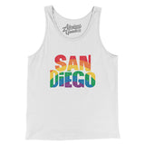 San Diego California Pride Men/Unisex Tank Top-Allegiant Goods Co. Vintage Sports Apparel