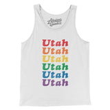 Utah Pride Men/Unisex Tank Top-Allegiant Goods Co. Vintage Sports Apparel