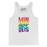 Minneapolis Minnesota Pride Men/Unisex Tank Top-Allegiant Goods Co. Vintage Sports Apparel