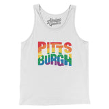 Pittsburgh Pennsylvania Pride Men/Unisex Tank Top-Allegiant Goods Co. Vintage Sports Apparel