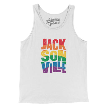 Jacksonville Florida Pride Men/Unisex Tank Top-Allegiant Goods Co. Vintage Sports Apparel