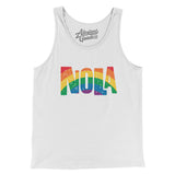 New Orleans Louisiana Pride Men/Unisex Tank Top-Allegiant Goods Co. Vintage Sports Apparel