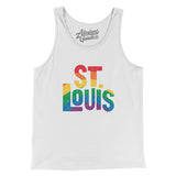 St. Louis Missouri Pride Men/Unisex Tank Top-Allegiant Goods Co. Vintage Sports Apparel