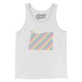 Oregon Pride State Men/Unisex Tank Top-Allegiant Goods Co. Vintage Sports Apparel