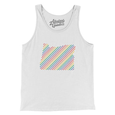 Oregon Pride State Men/Unisex Tank Top-Allegiant Goods Co. Vintage Sports Apparel