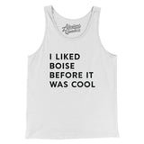 I Liked Boise Before It Was Cool Men/Unisex Tank Top-Allegiant Goods Co. Vintage Sports Apparel