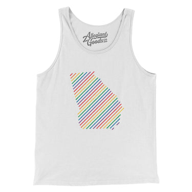 Georgia Pride State Men/Unisex Tank Top-Allegiant Goods Co. Vintage Sports Apparel