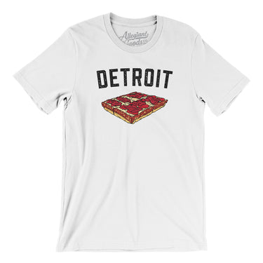 Detroit Style Pan Pizza Men/Unisex T-Shirt-Allegiant Goods Co. Vintage Sports Apparel