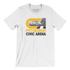 Pittsburgh Civic Arena Men/Unisex T-Shirt-White-Allegiant Goods Co. Vintage Sports Apparel