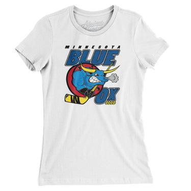 Minnesota Blue Ox Roller Hockey Women's T-Shirt-Allegiant Goods Co. Vintage Sports Apparel
