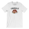 Louisville Hot Brown Men/Unisex T-Shirt-White-Allegiant Goods Co. Vintage Sports Apparel