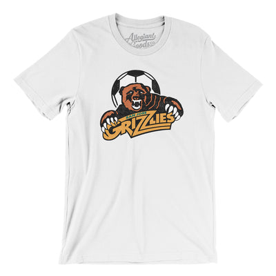 San Jose Grizzlies Soccer Men/Unisex T-Shirt-White-Allegiant Goods Co. Vintage Sports Apparel