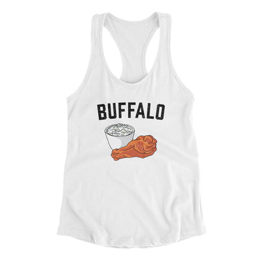 Buffalo Chicken Wings Women's Racerback Tank-Allegiant Goods Co. Vintage Sports Apparel