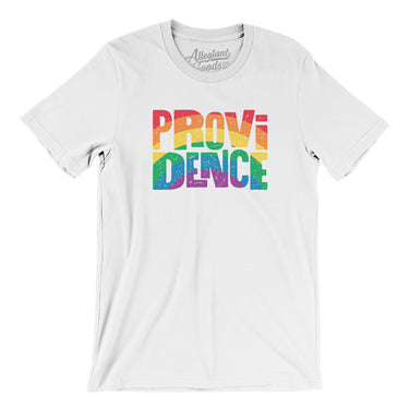 Providence Rhode Island Pride Men/Unisex T-Shirt-Allegiant Goods Co. Vintage Sports Apparel
