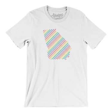 Georgia Pride State Men/Unisex T-Shirt-Allegiant Goods Co. Vintage Sports Apparel