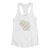 Wisconsin Pride State Women's Racerback Tank-White-Allegiant Goods Co. Vintage Sports Apparel