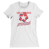 Columbus Stars Defunct Hockey Women's T-Shirt-Allegiant Goods Co. Vintage Sports Apparel