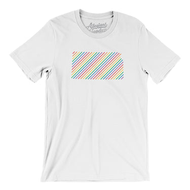 Kansas Pride State Men/Unisex T-Shirt-Allegiant Goods Co. Vintage Sports Apparel