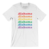 Alabama Pride Men/Unisex T-Shirt-White-Allegiant Goods Co. Vintage Sports Apparel