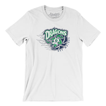 Des Moines Dragons Basketball Men/Unisex T-Shirt-Allegiant Goods Co. Vintage Sports Apparel