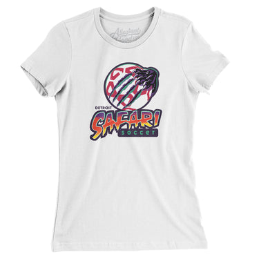 Detroit Safari Soccer Women's T-Shirt-Allegiant Goods Co. Vintage Sports Apparel