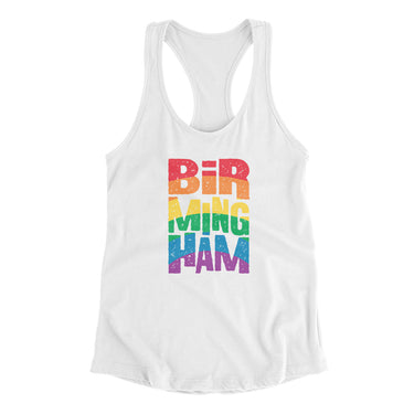Birmingham Alabama Pride Women's Racerback Tank-Allegiant Goods Co. Vintage Sports Apparel