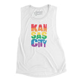 Kansas City Pride Women's Flowey Scoopneck Muscle Tank-Allegiant Goods Co. Vintage Sports Apparel