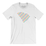 South Carolina Pride State Men/Unisex T-Shirt-White-Allegiant Goods Co. Vintage Sports Apparel