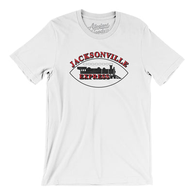 Jacksonville Express Football Men/Unisex T-Shirt-White-Allegiant Goods Co. Vintage Sports Apparel