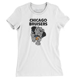 Chicago Bruisers Football Women's T-Shirt-Allegiant Goods Co. Vintage Sports Apparel