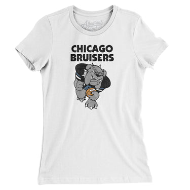 Chicago Bruisers Football Women's T-Shirt-Allegiant Goods Co. Vintage Sports Apparel