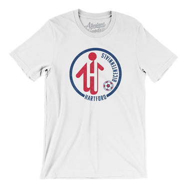 Hartford Bicentennials Soccer Men/Unisex T-Shirt-Allegiant Goods Co. Vintage Sports Apparel