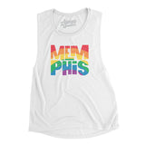 Memphis Tennessee Pride Women's Flowey Scoopneck Muscle Tank-Allegiant Goods Co. Vintage Sports Apparel