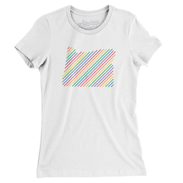 Oregon Pride State Women's T-Shirt-Allegiant Goods Co. Vintage Sports Apparel