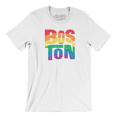 Boston Massachusetts Pride Men/Unisex T-Shirt-Allegiant Goods Co. Vintage Sports Apparel