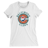 Baltimore Claws Basketball Women's T-Shirt-Allegiant Goods Co. Vintage Sports Apparel