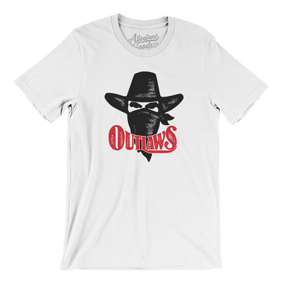 Arizona/Oklahoma Outlaws Football Men/Unisex T-Shirt-White-Allegiant Goods Co. Vintage Sports Apparel