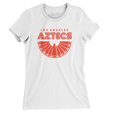 Los Angeles Aztecs Soccer Women's T-Shirt-Allegiant Goods Co. Vintage Sports Apparel