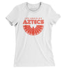 Los Angeles Aztecs Soccer Women's T-Shirt-White-Allegiant Goods Co. Vintage Sports Apparel